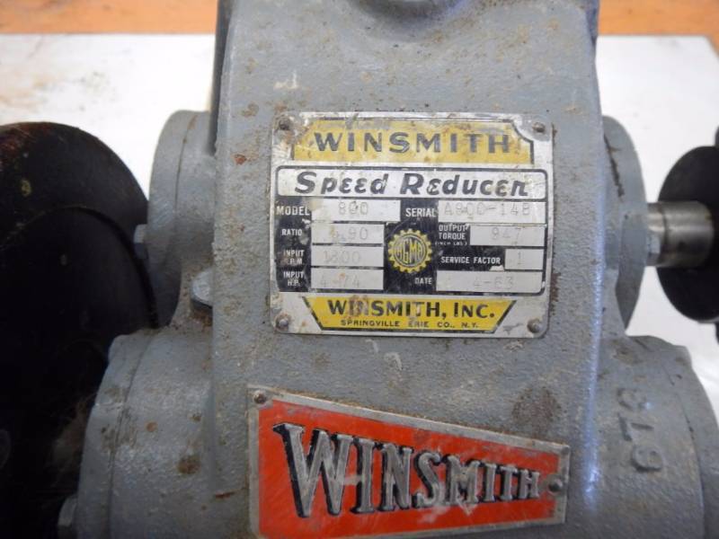(1) Winsmith Gear Reducer, Model 80...