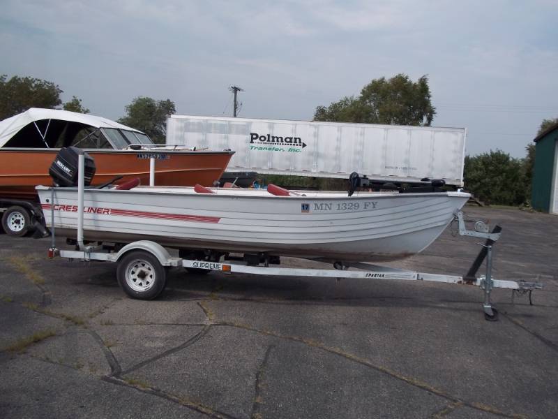 1990 Chrestliner Boat Motor and Trailer