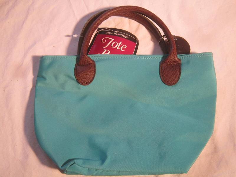 New  Purse - Handbag Teal and Brown