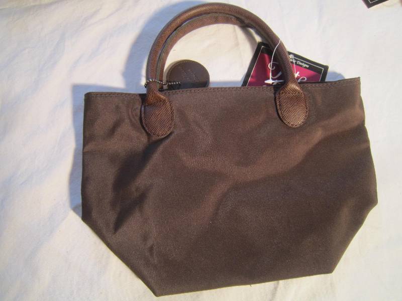 NEW Purse Handbag Brown Fold up - JoAnn Marie Designs