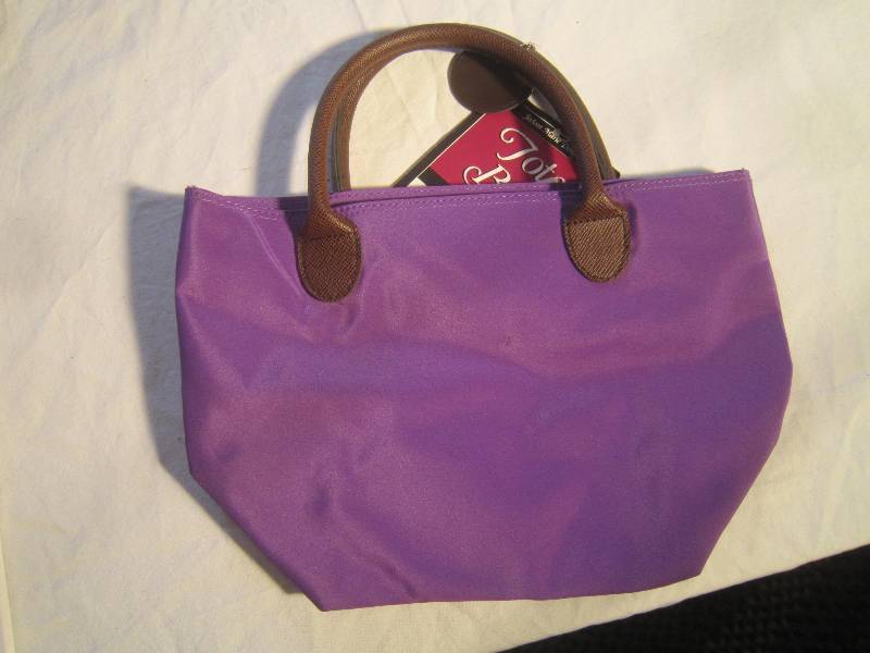 NEW Purse Handbag Purple and Brown - JoAnn Marie Designs