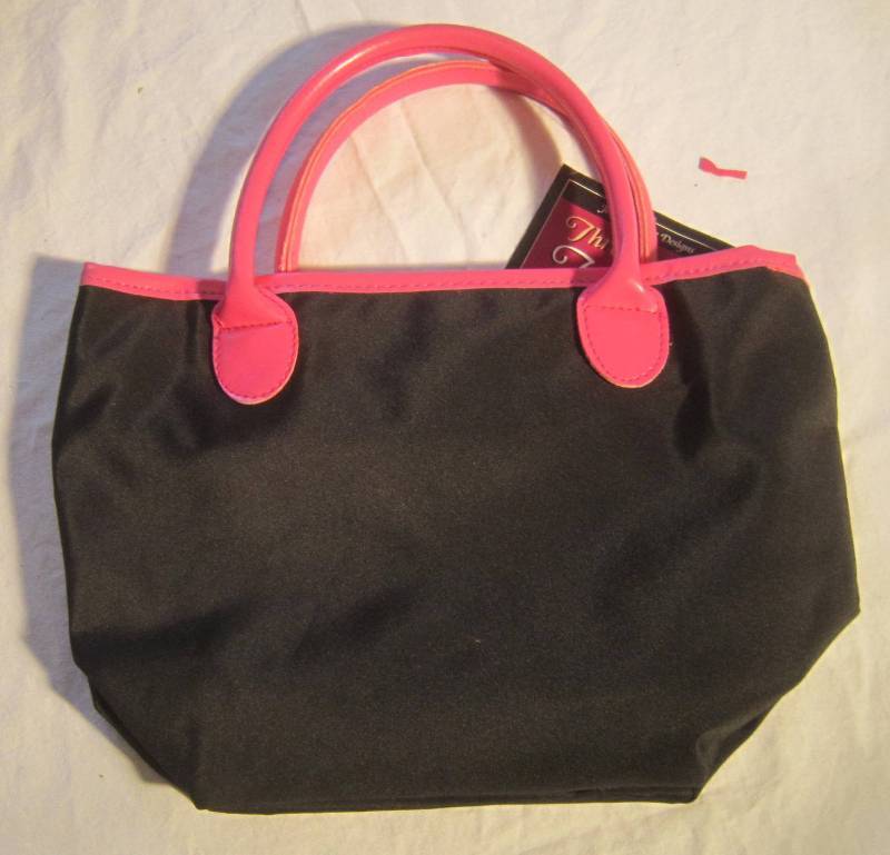 NEW Purse Handbag Black and Pink - JoAnn Marie Designs