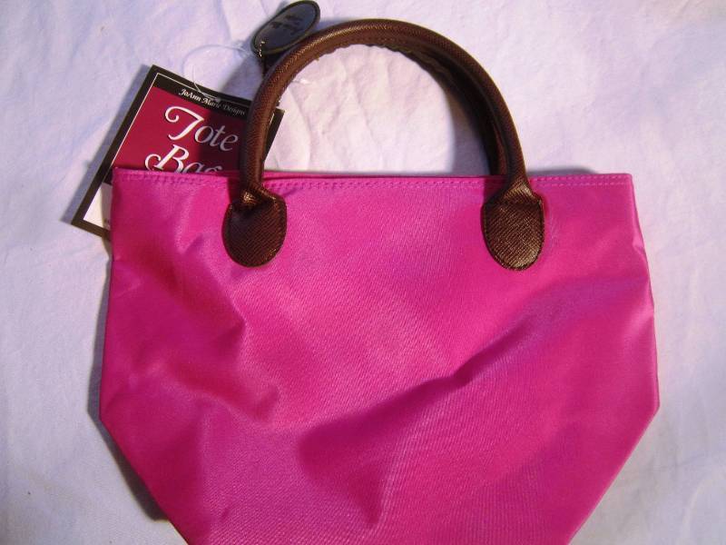 NEW Purse Handbag Pink and Brown - JoAnn Marie Designs