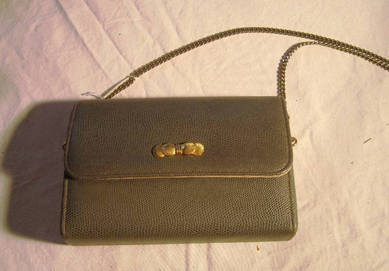 Grey Shoulder Bag