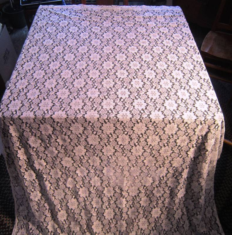 Lace Curtain (See Lot 221 & 222 for Matching Panel) 56w x 86 L