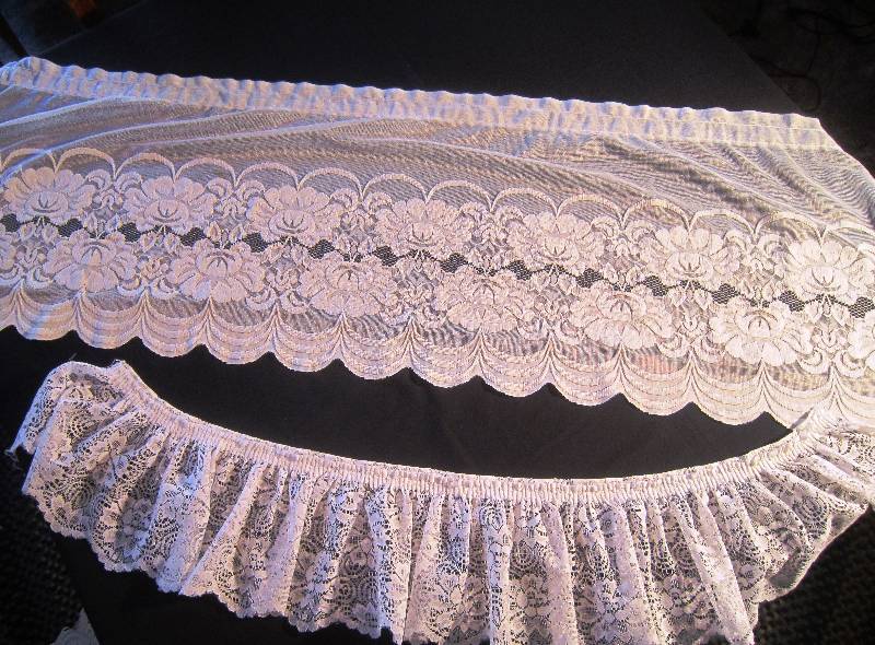 Lace Trim and Lace Valance
