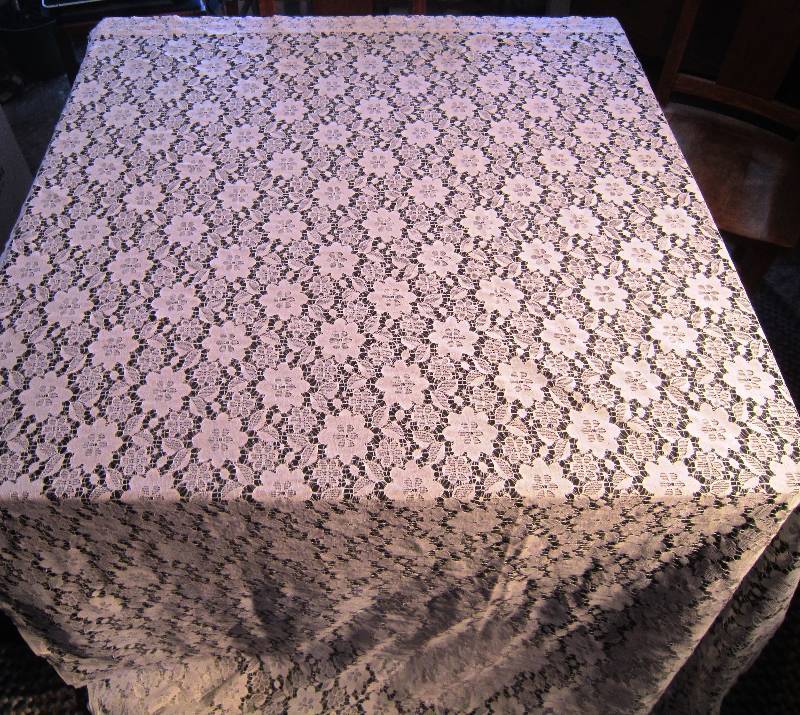 Lace Curtain (See Lot 221 & 226  for Matching Panel) 56w x 86 L