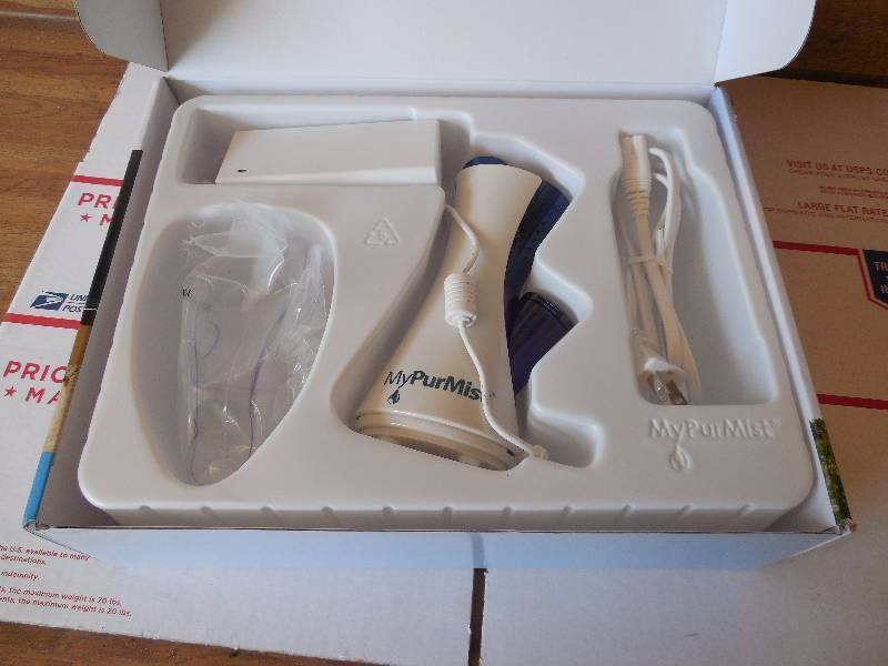 lot 23 image: MyPurMist Handheld Steam Inhaler Kit