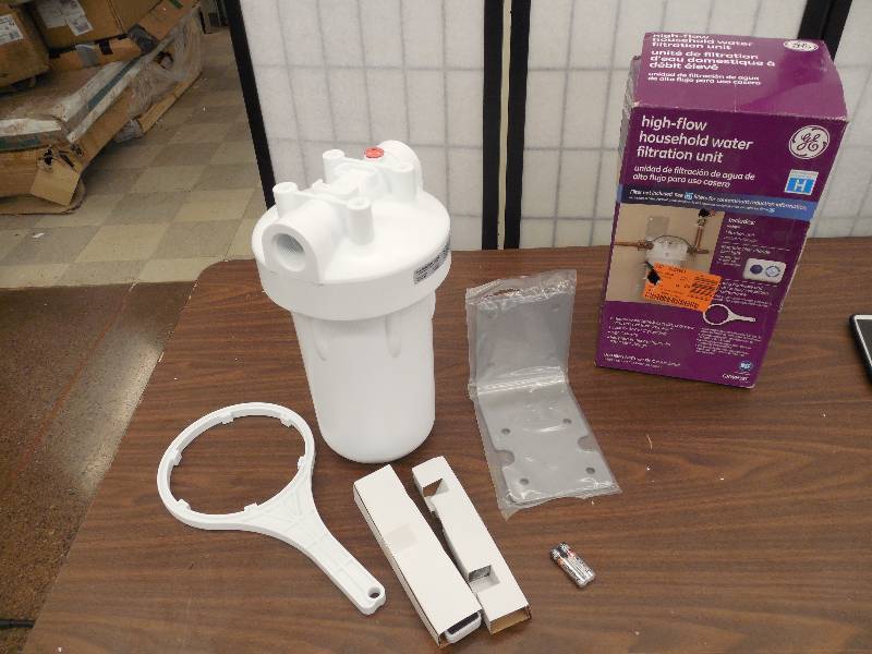 lot 93 image: NEW - GE HOUSEHOLD PRE-FILTRATION SYSTEM