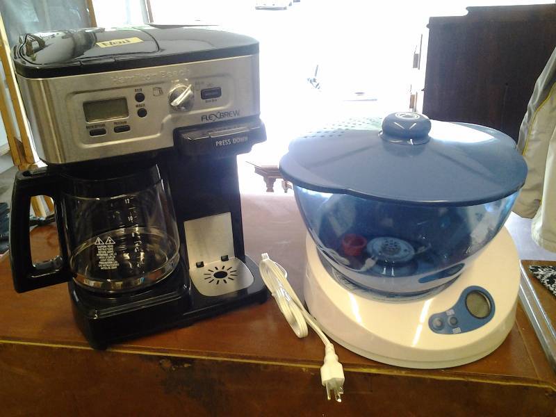 NEW Hamilton Beach Flex Brew Coffee Maker, Lotus Electric Produce Washer