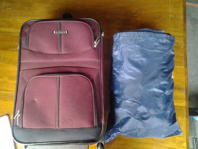 Small Rolling Suitcase, Air Bed