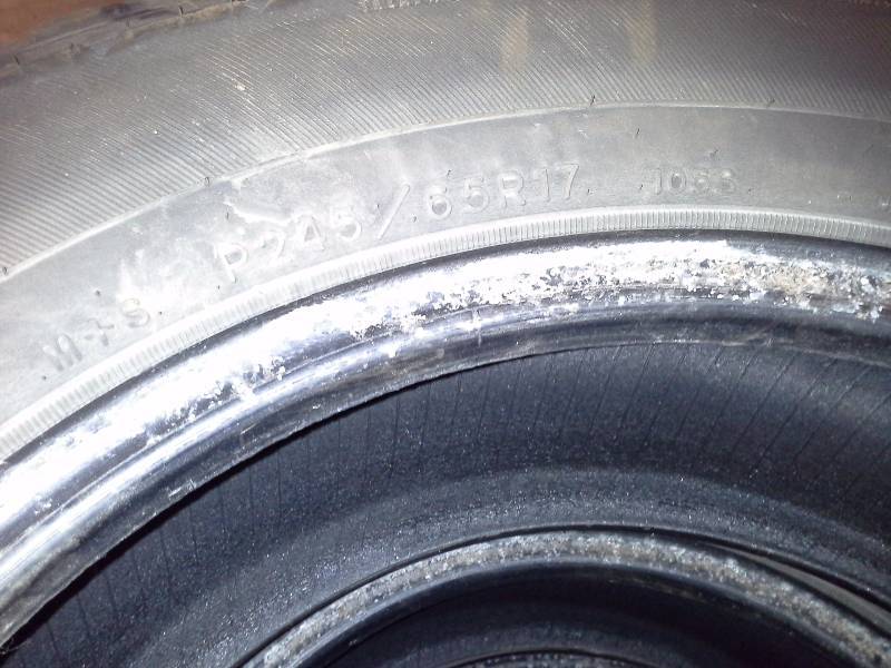Set of 4 Used Goodyear Fortera Tires