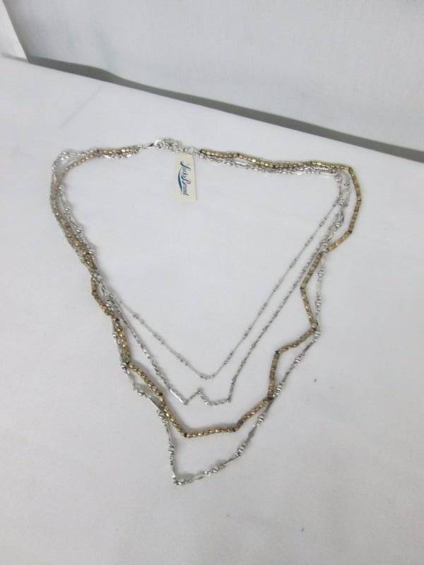 lot 77 image: Lucky Brand Two-Tone Chain Necklace