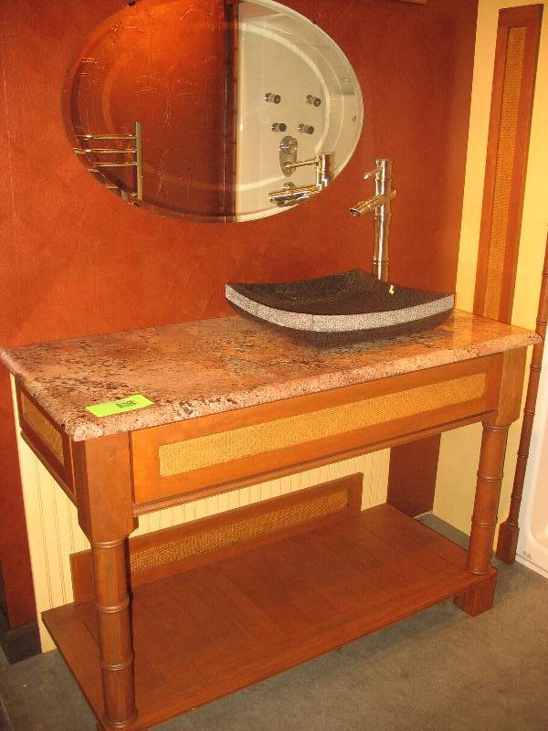 Vanity, sink, mirror