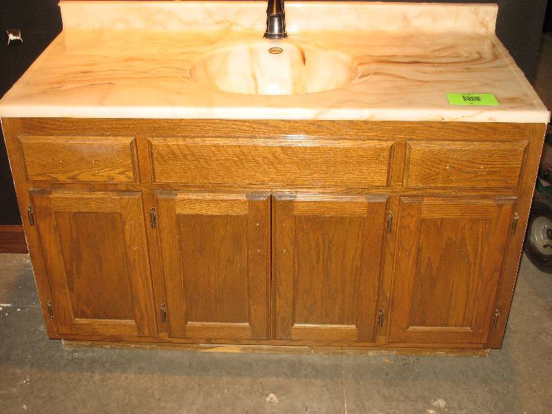 Oak Vanity