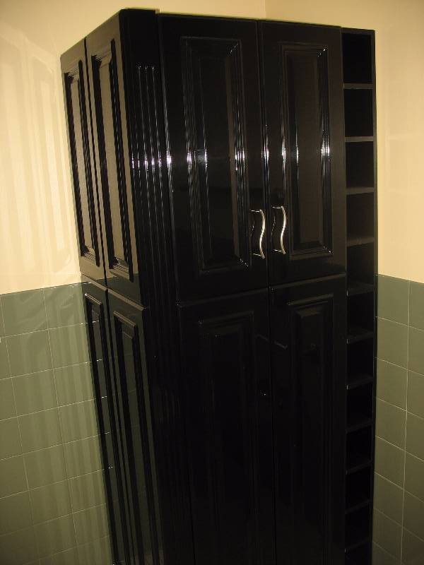 Black Storage cabinet