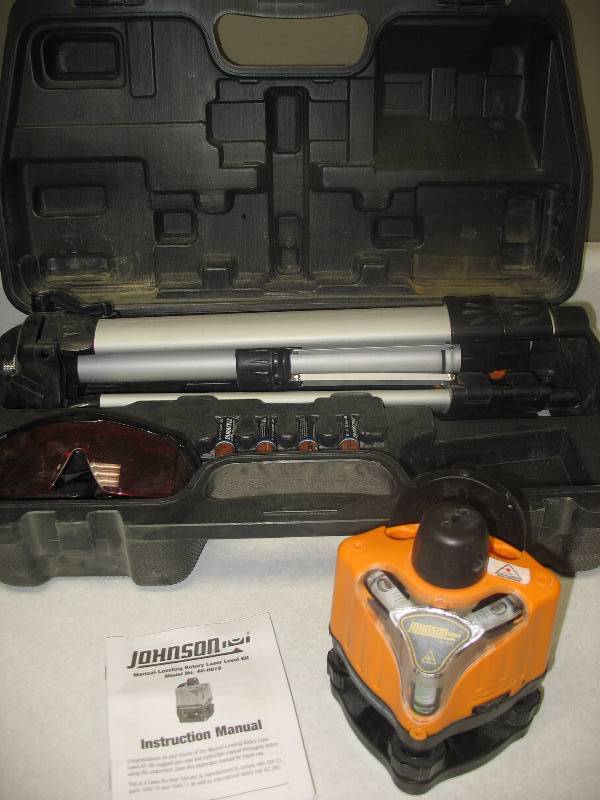 Johnson Manual leveling Rotary Laser Level
