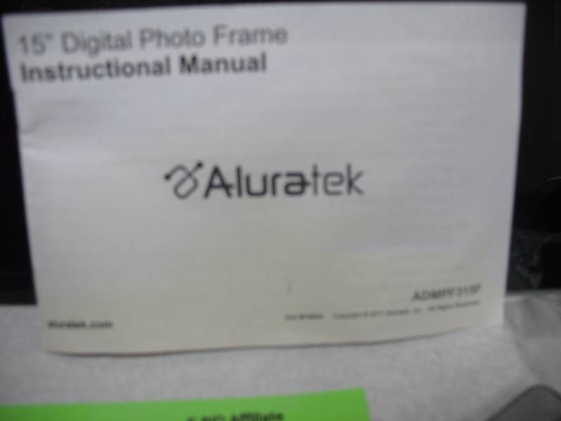 Aluratek 15 Digital Photo  Frame