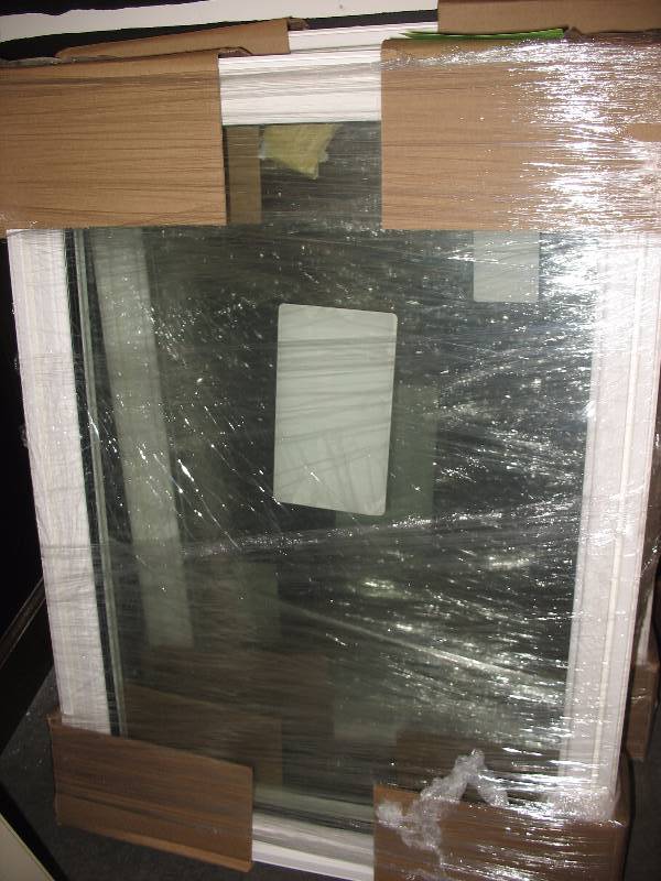 White picture windows
