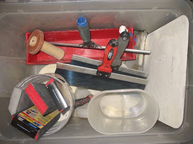 Assorted Drywall Tools