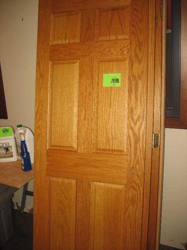 6 Panel Golden Oak Door Slabs