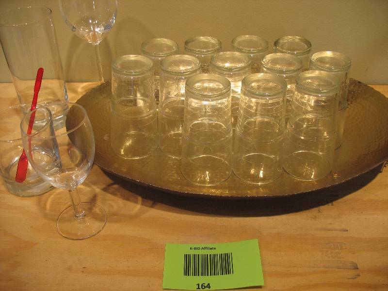 Glasses & Tray