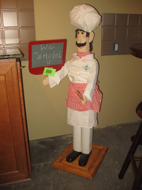 Wooden Cook Display