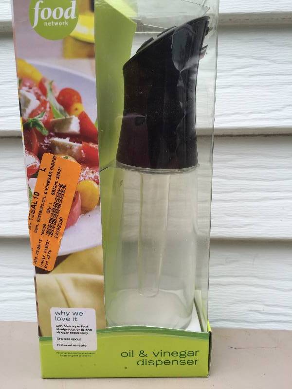 lot 19 image: Food Network Oil & Vinegar Dispenser