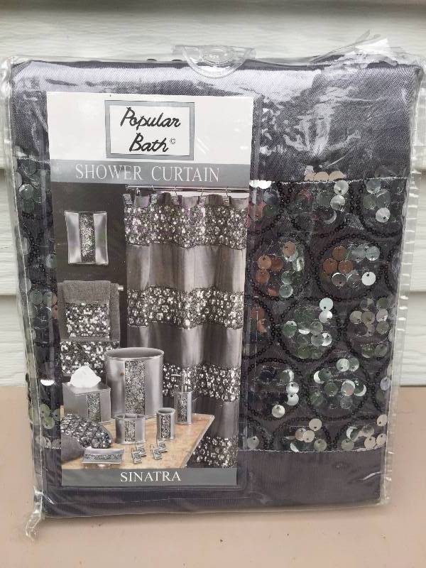 lot 44 image: Popular Bath Shower Curtain Sinatra
