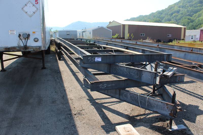 lot 16 image: Lot of (2) Mod Carrier Trailers Metal Construction 56 x 8.