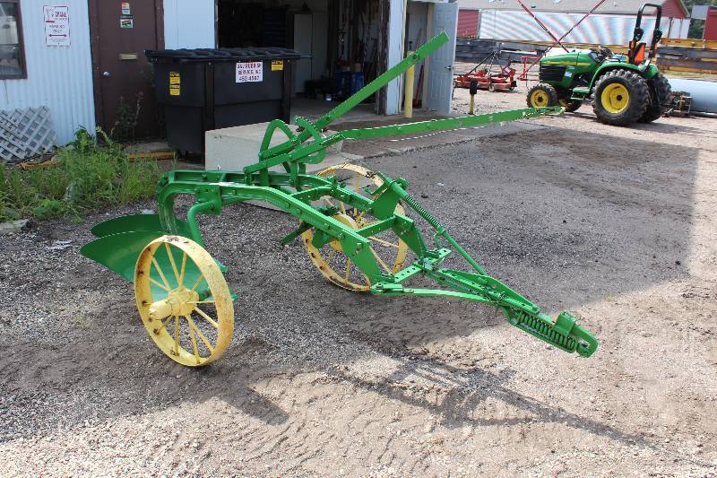 Vintage John Deere Pull-Along Plow w/Dual Blades; Metal Construction ...