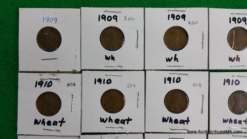 (36) 1909 - 1914 Lincoln Wheat Cents
