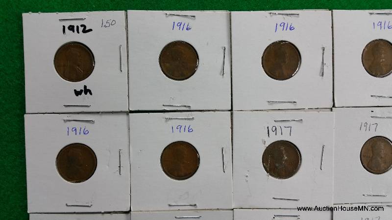 (36) 1912 - 1918 Lincoln Wheat Cents
