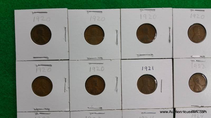 (36) 1920 - 1959 Lincoln Wheat & Memorial Cents