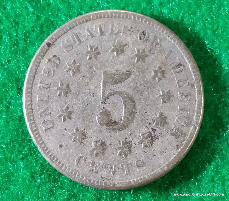 1869 Shield Nickel