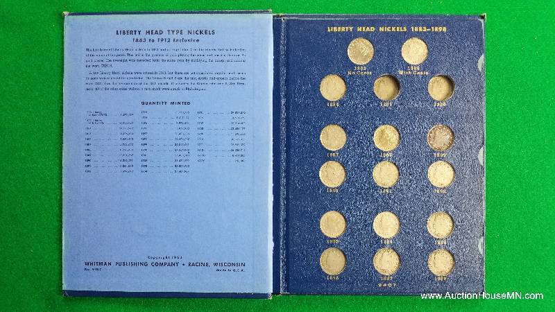 Liberty V Nickel Collection 1883-1912