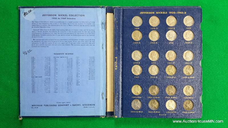 Complete Jefferson Nickel Collection 1938-1964