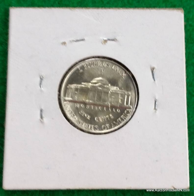 1944 P UNC Silver Jefferson War Nickel - WWII