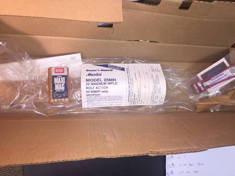 Marlin 25MN Bolt action .22 Mag Rifle