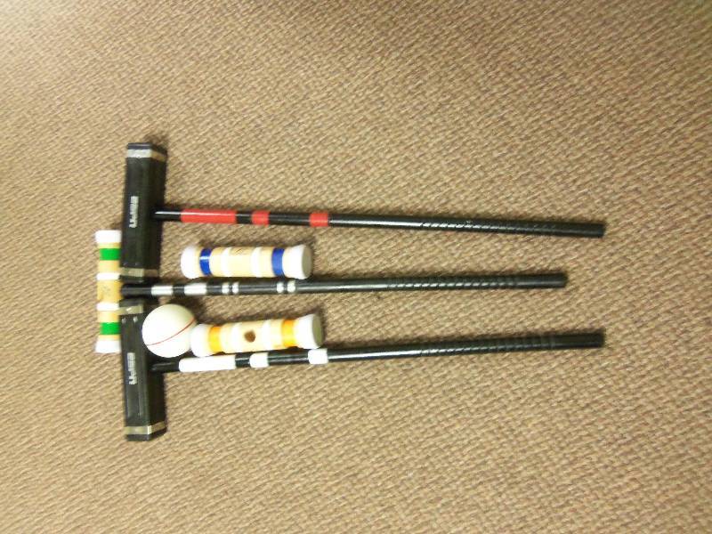 lot 49 image: Croquet Mallets