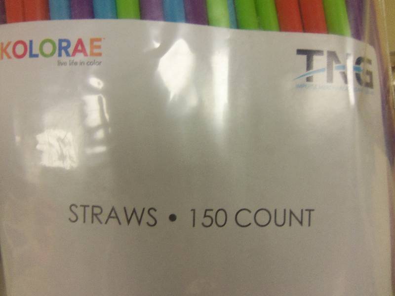 KOLORAE Straws 150 Count