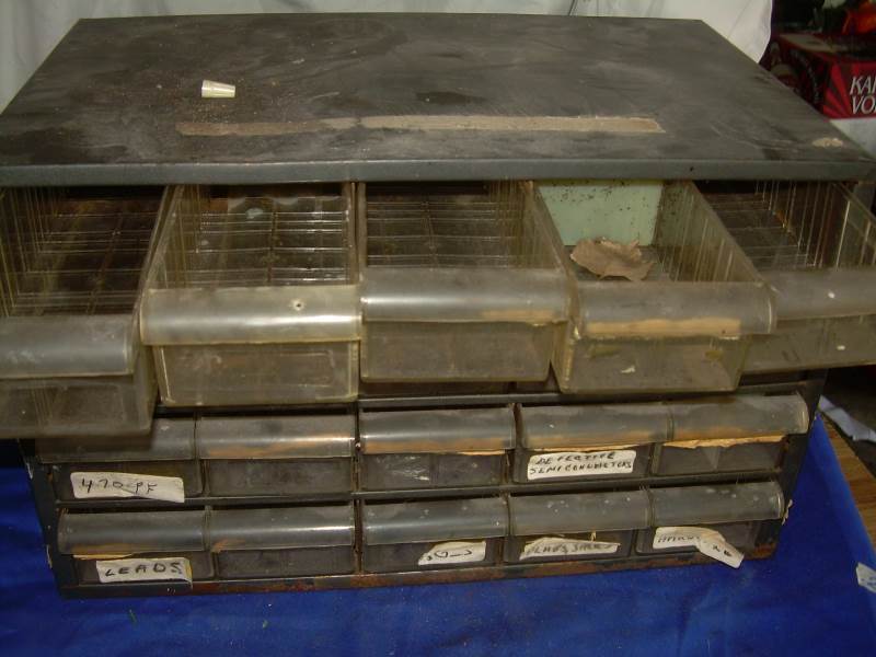 20 drawer nuts and bolts storage bin