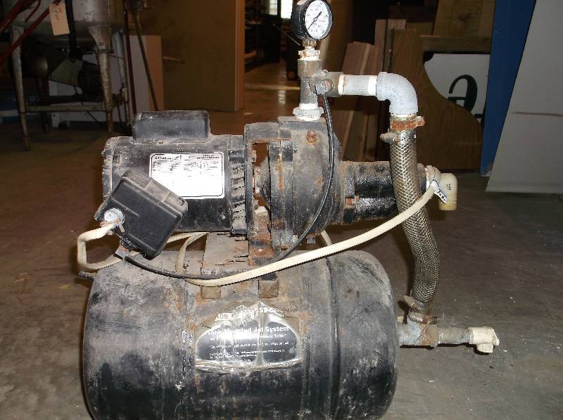 Pressure Tank And Electric Motor