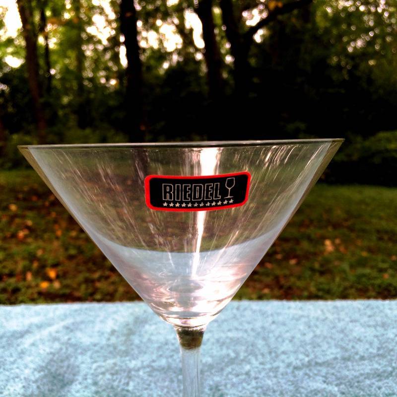 Riedel Set of 2 Lead Crystal Martini Glasses Clear - Germany