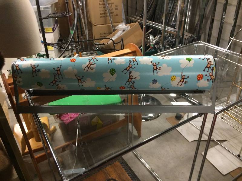 Paper Cutter  Dispenser for Butcher, Gift Wrap and Kraft Roll Paper #1