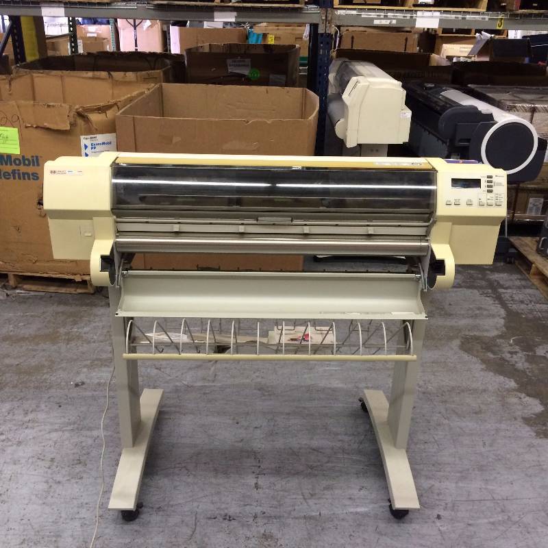 lot 3 image: HP Designjet 755CM Large Format Inkjet Printer