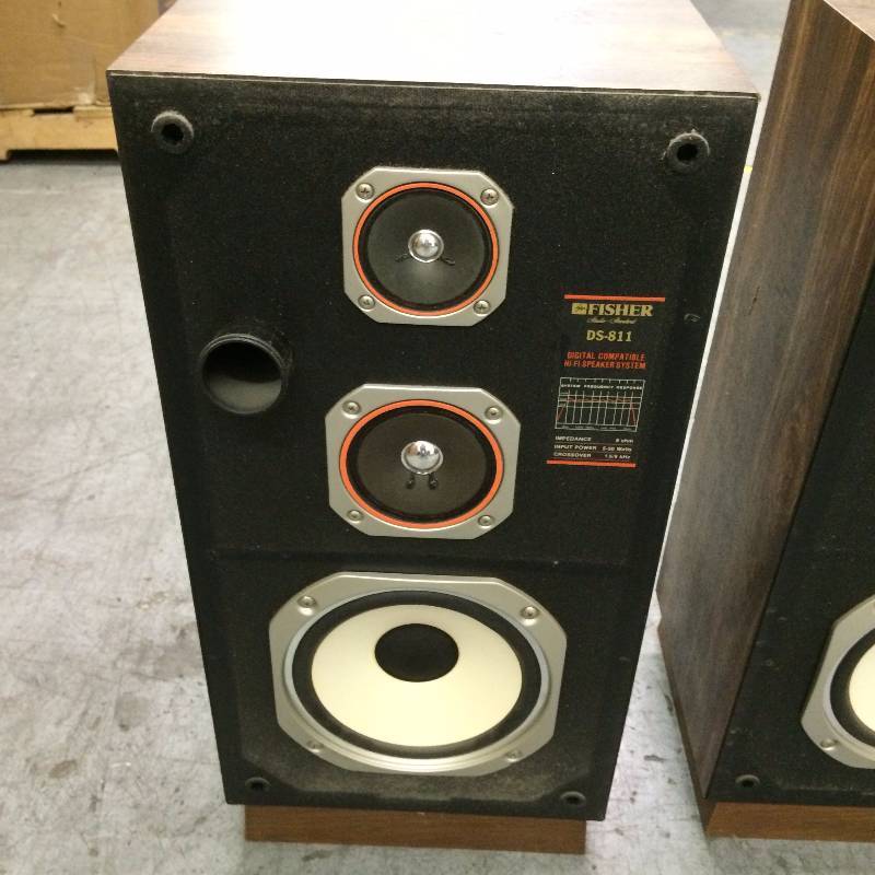 Vintage Fisher DS811 Speakers Jobs Foundation Warehouse Clearout KBID