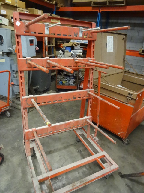 Wire Cart on Wheels