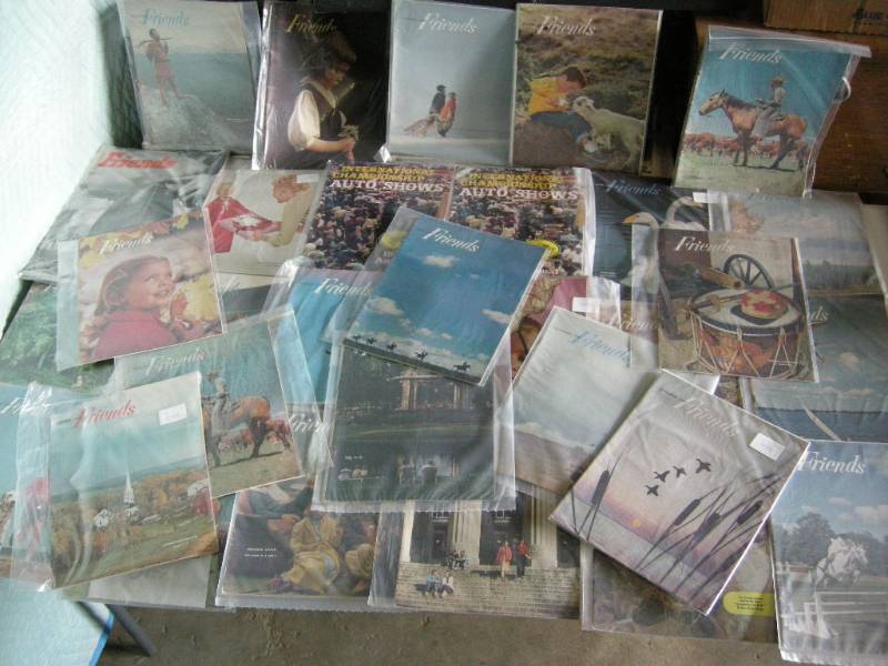 Vintage car magazines