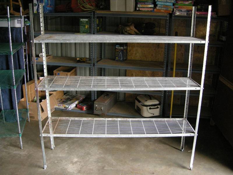 Heavy duty NSF metal rack